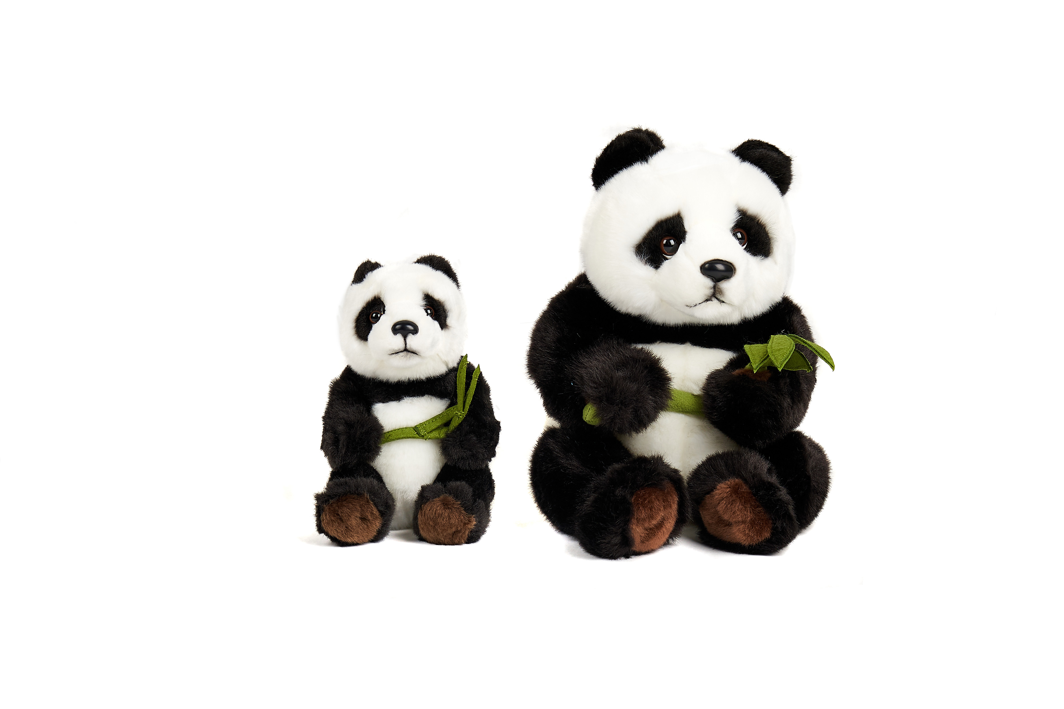  Panda bear with leaf 17 cm  OR 30 cm (height) 