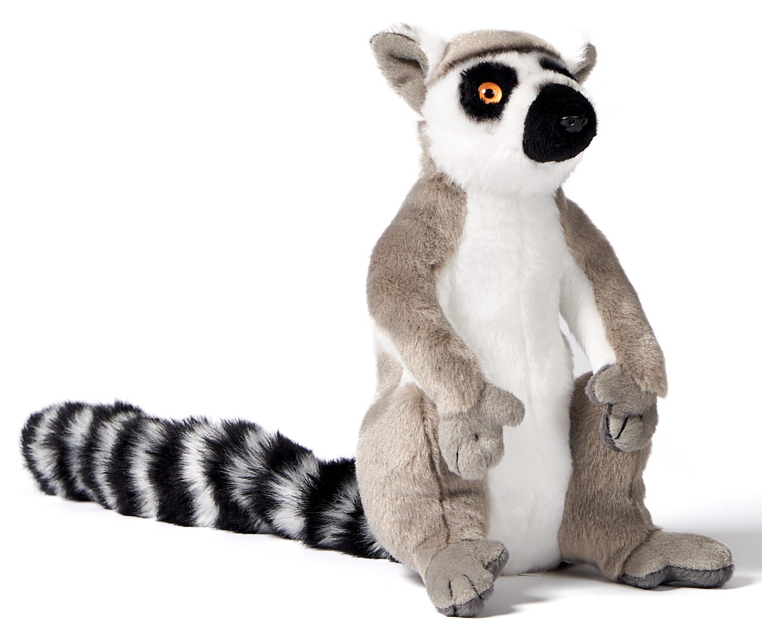 Ring-tailed lemur, sitting (without Velcro) - 21 cm (height)