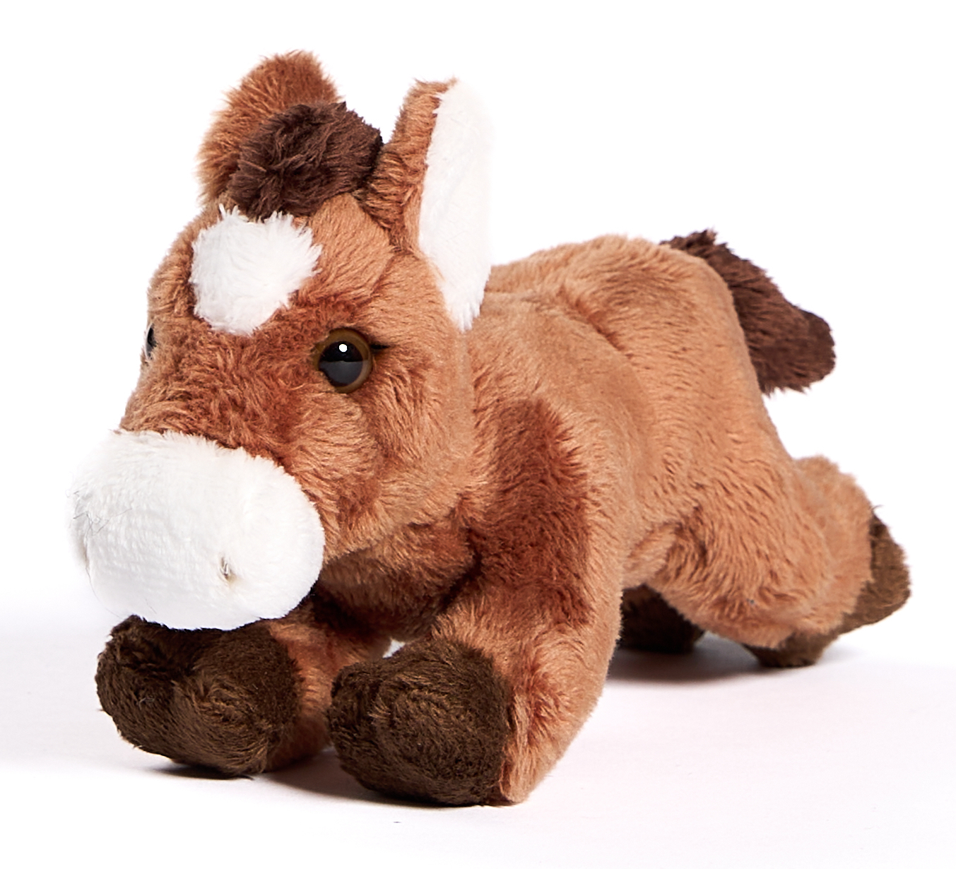 Pferd Plushie, liegend - 18 cm (Länge)