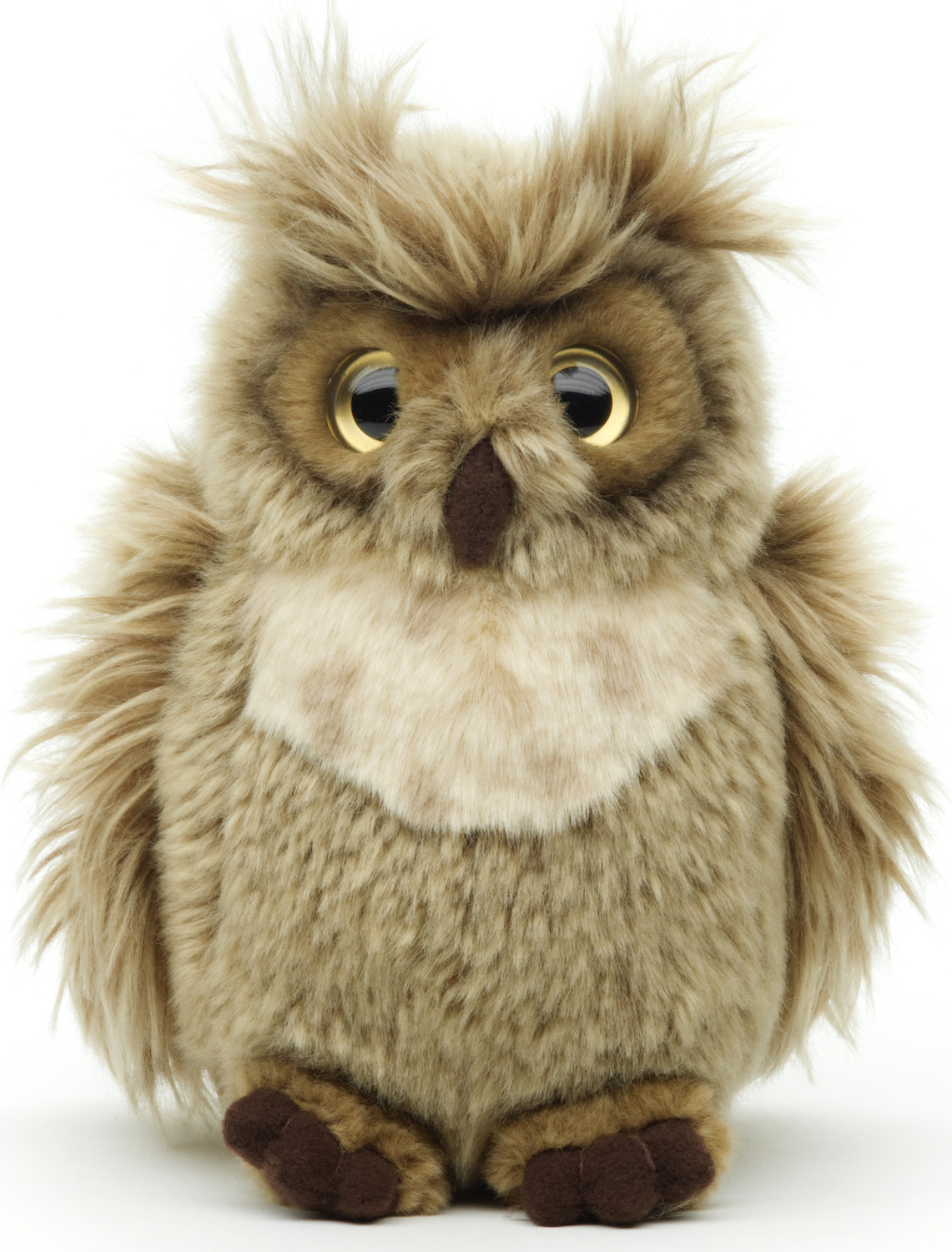 Virginia Eagle Owl (Horned Owl)- 18 cm (height) - Plush Bird, Owl - Soft Toy, Cuddly Toy (Small)