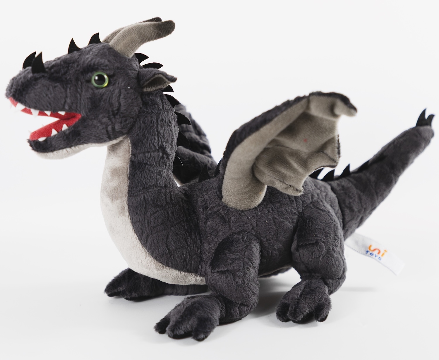 Drache grau - 34 cm (Länge)