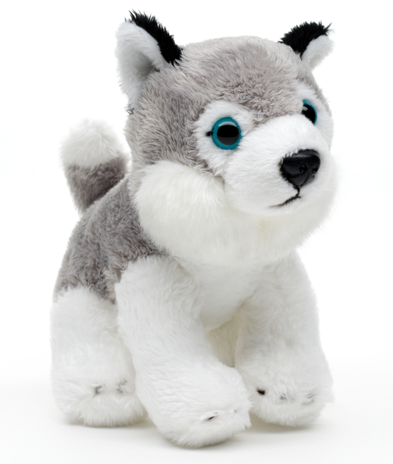 Husky Plushie, sitzend - 13 cm (Länge)