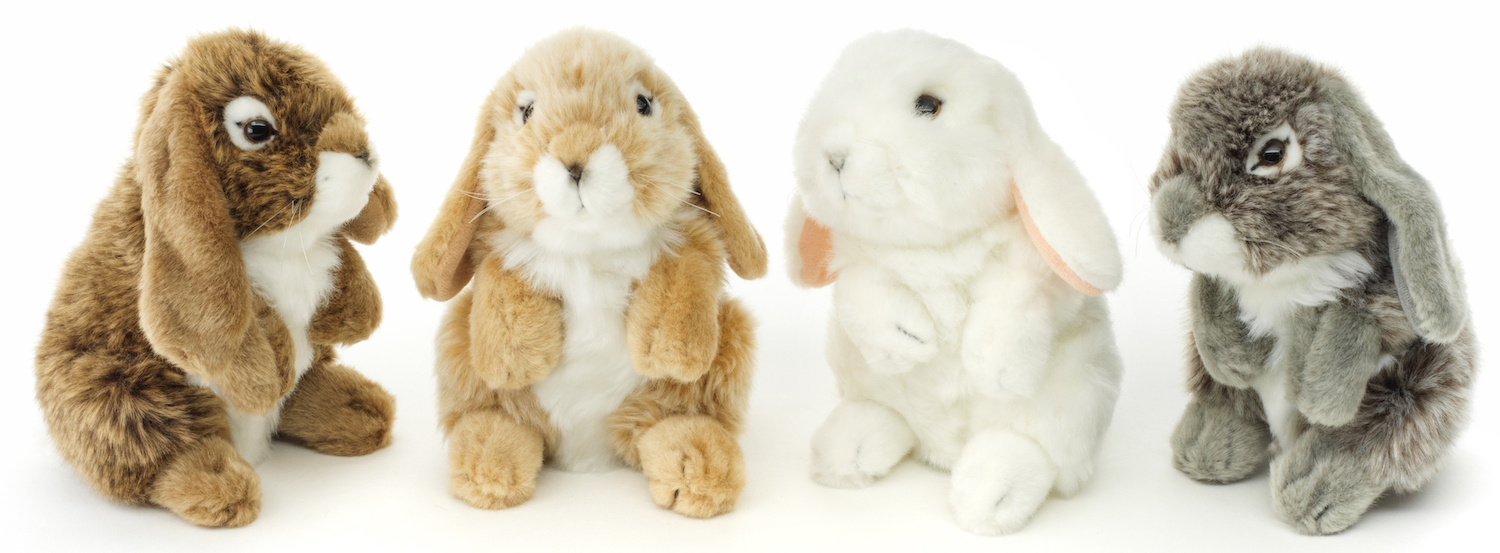 Lop-eared rabbit, standing- 18 cm (height) 