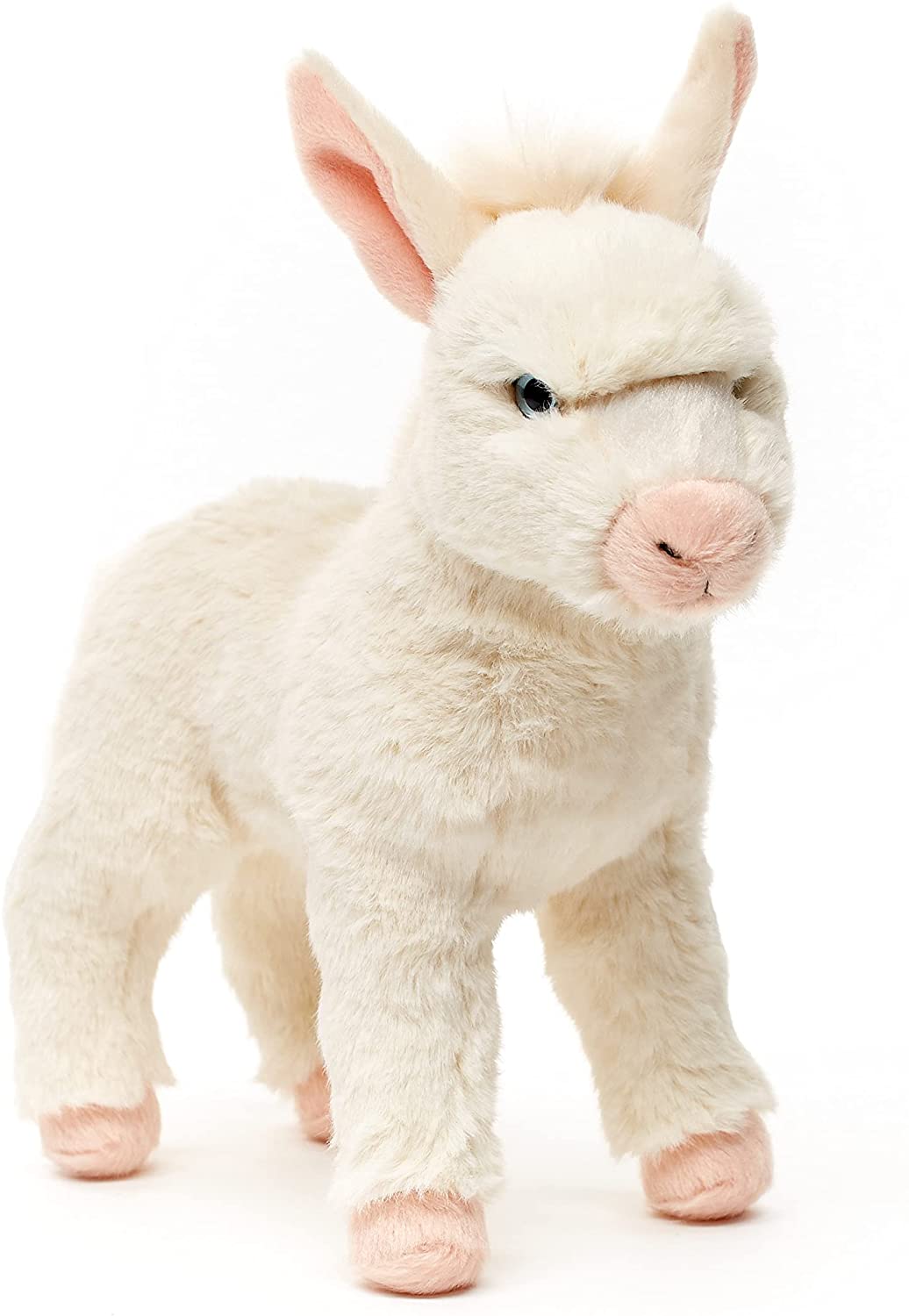 Baroque donkey white, standing - 30 cm (height)