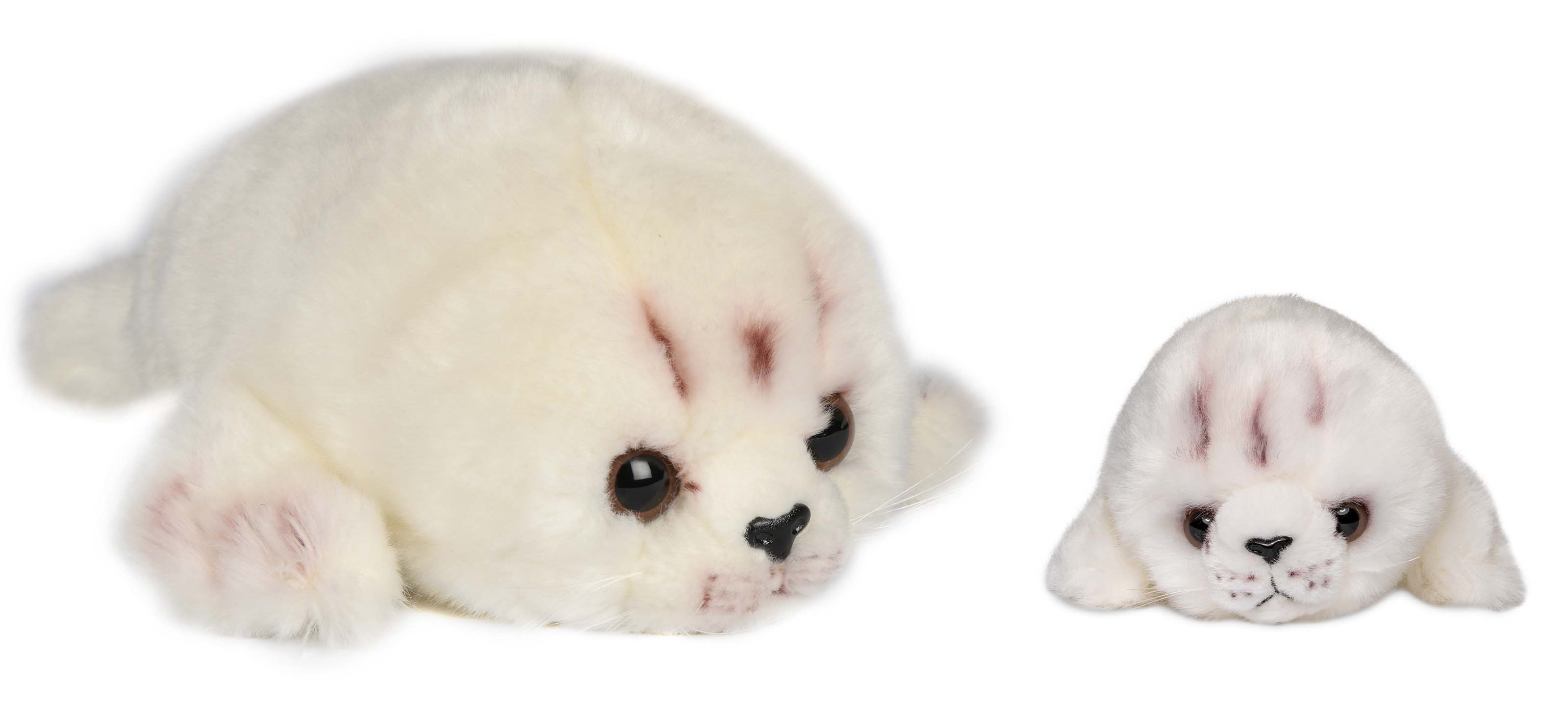 Harp seal baby white - 33 cm OPDER  20 cm (length) 