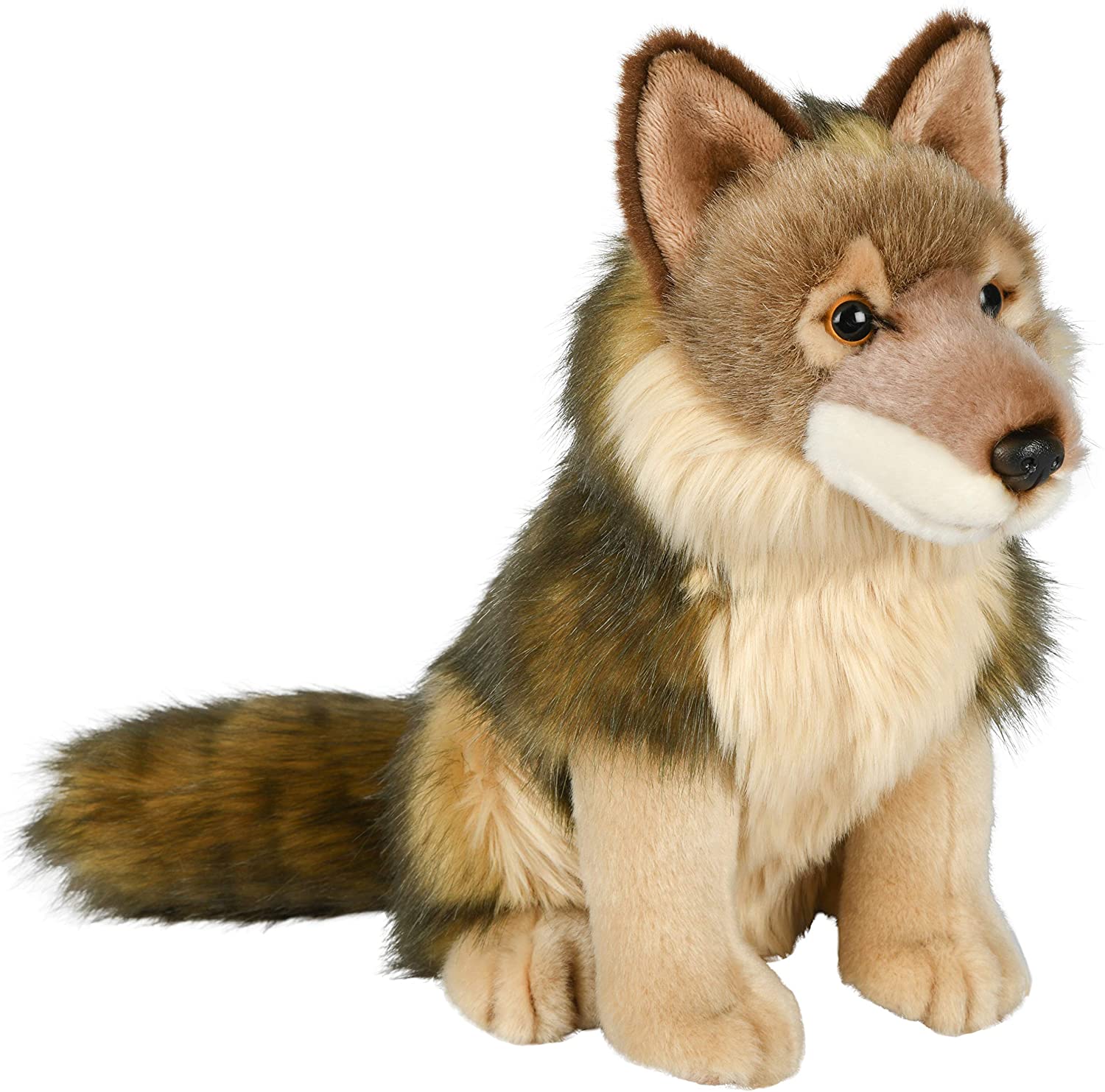 Wolf, sitting - 25 cm (height) 