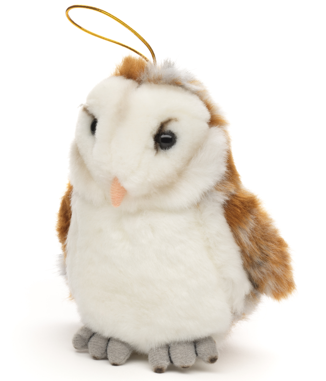 Barn owl plushie - 12 cm (height)