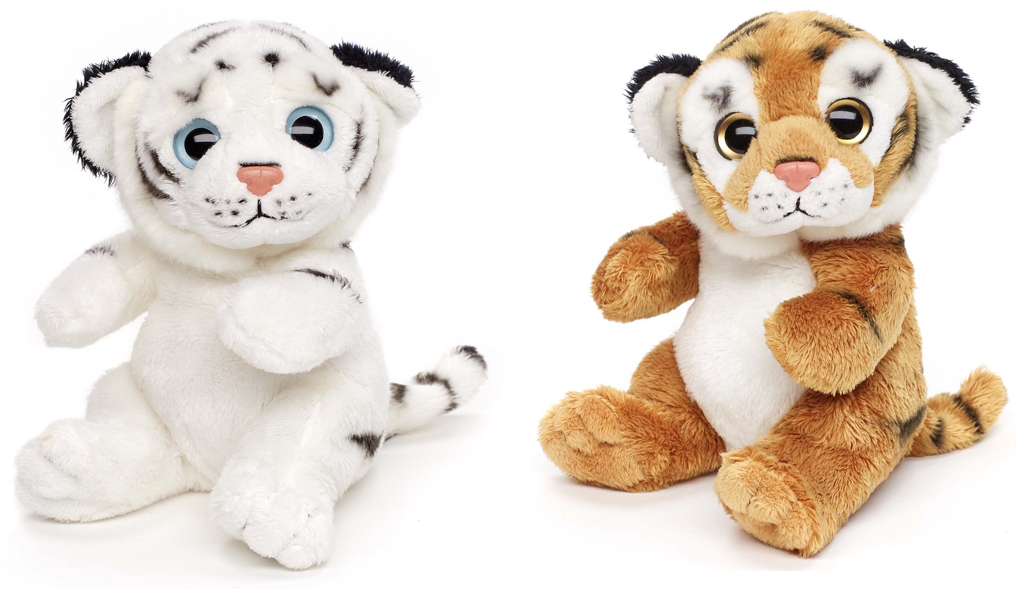 Tiger (brown OR white)Plushie - 16 cm (height) 