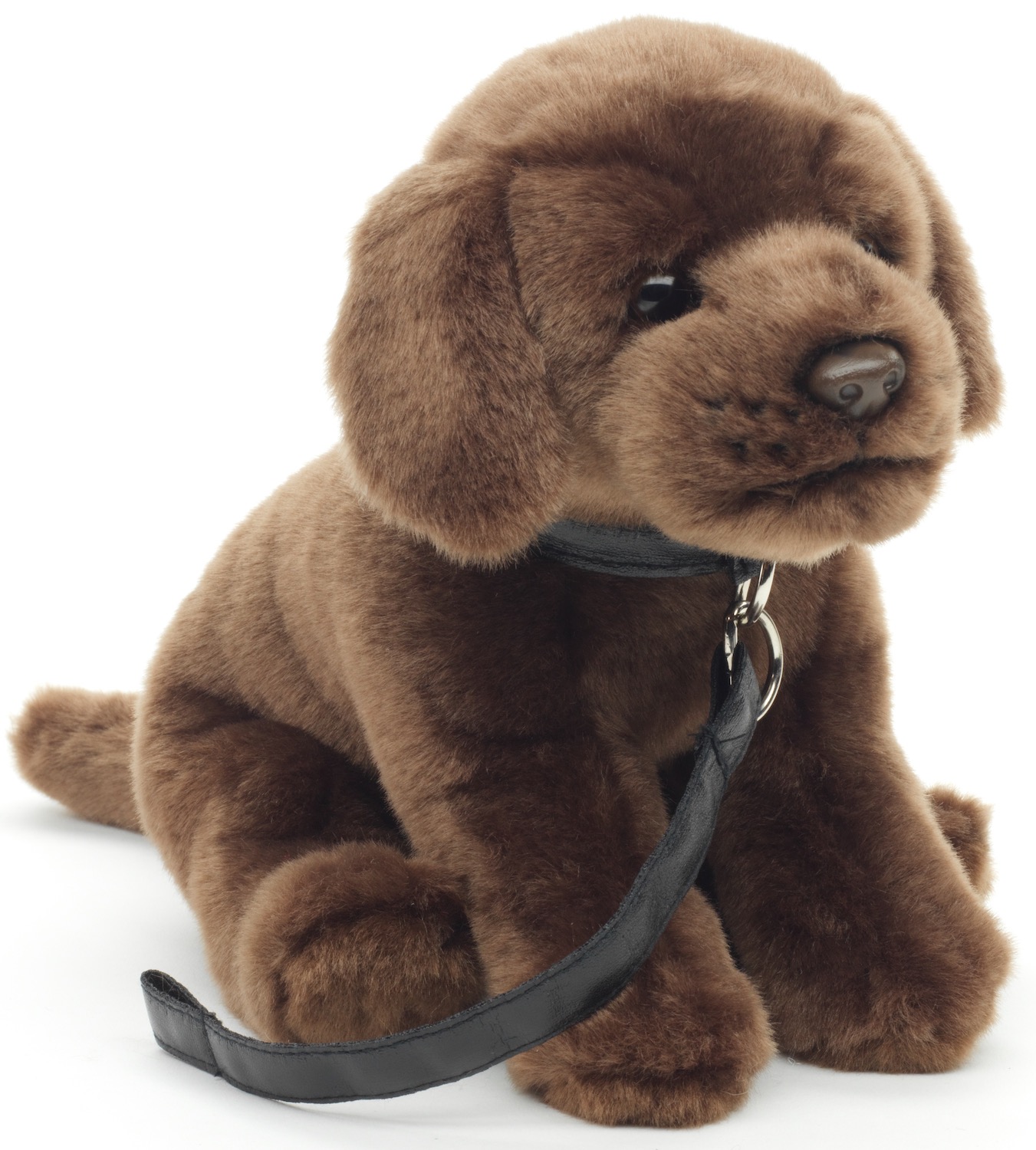 Labrador puppy (brown), with OR without leash - 23 cm (height)