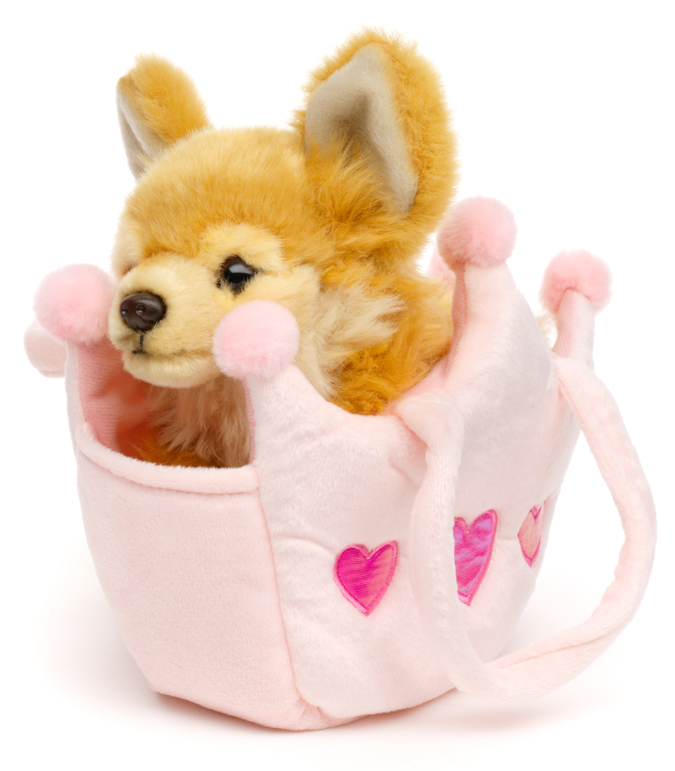 Chihuahua brown, with princess bag - 18 cm (length)