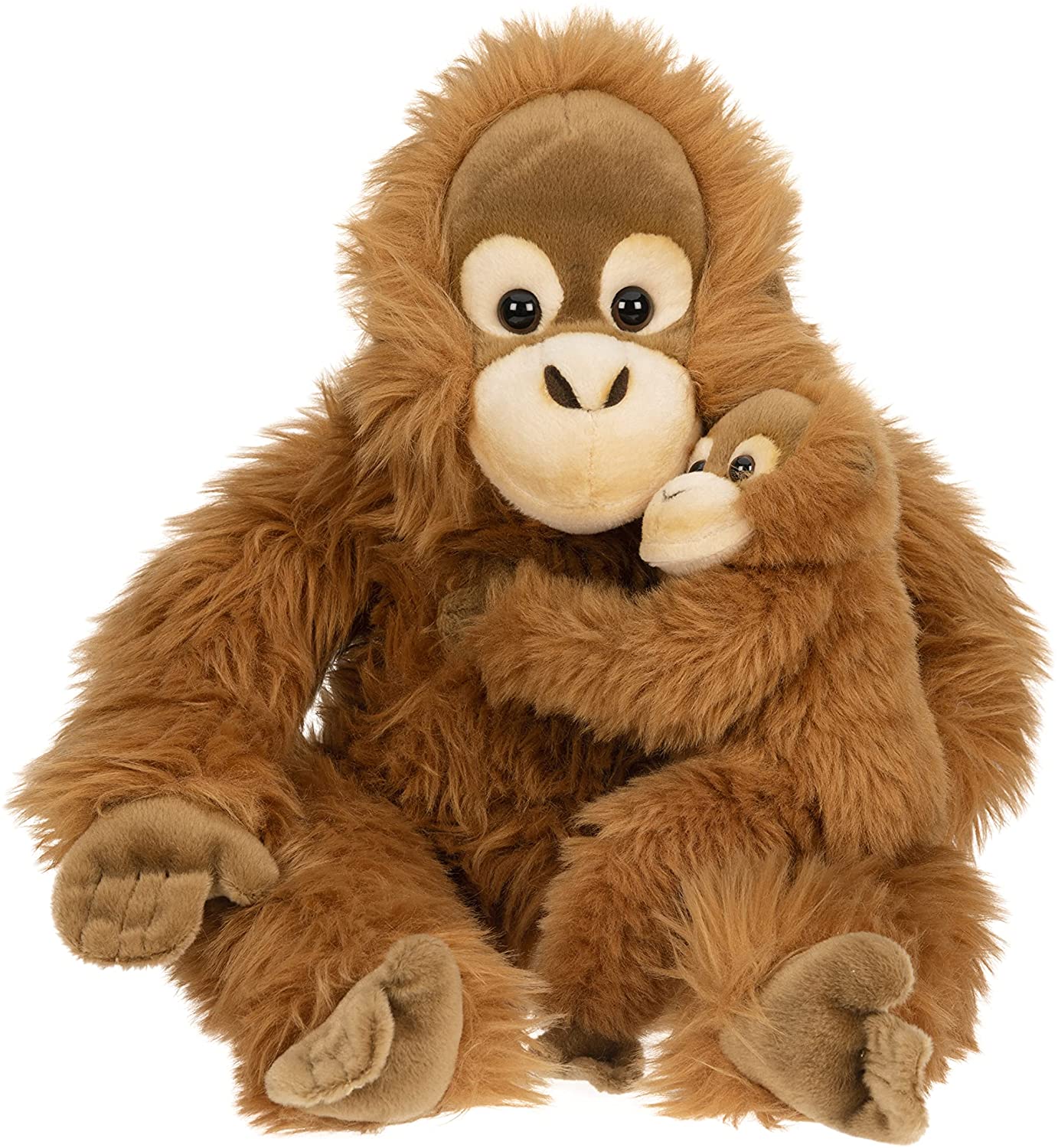  orangutan with baby, sitting - 30 cm (height) 