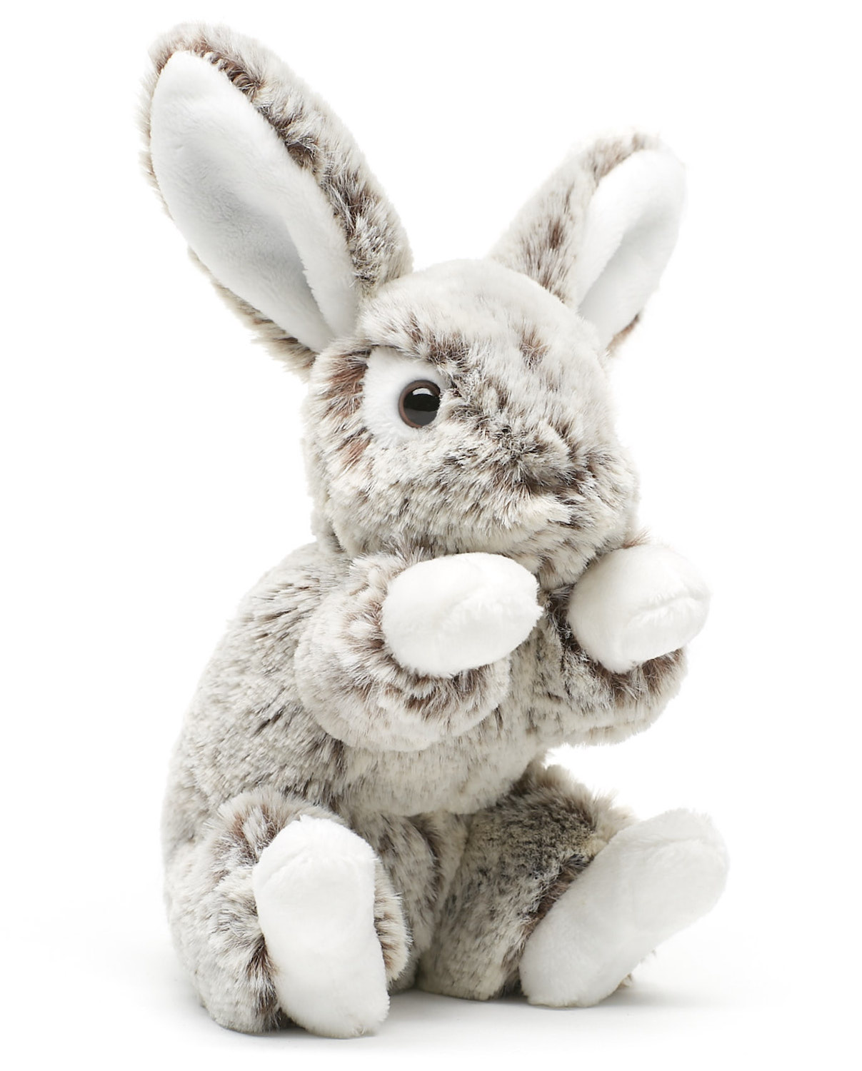  bunny with floppy ears (dark brown mottled), super soft - 22 cm (height) 