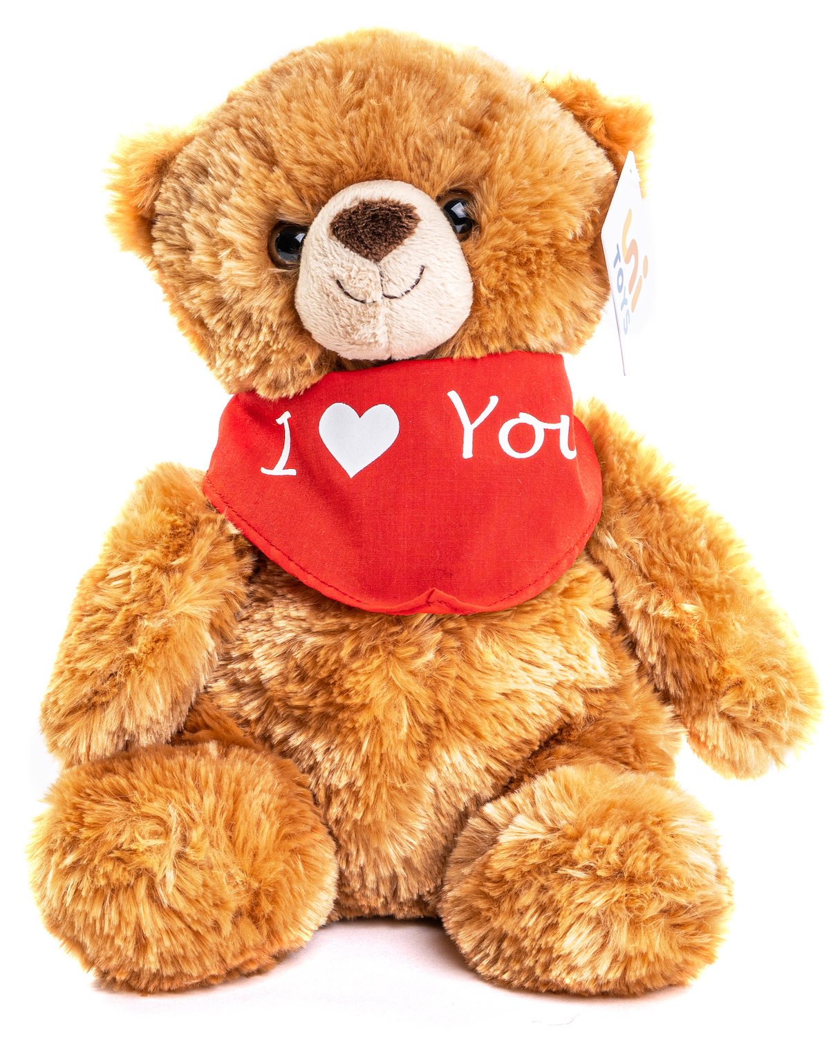 Teddy - With scarf "I ❤️ You" - 25 cm (height)