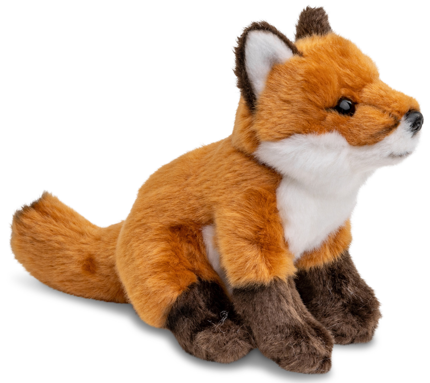 Red Fox Puppy, Sitting - 16 cm (height) 