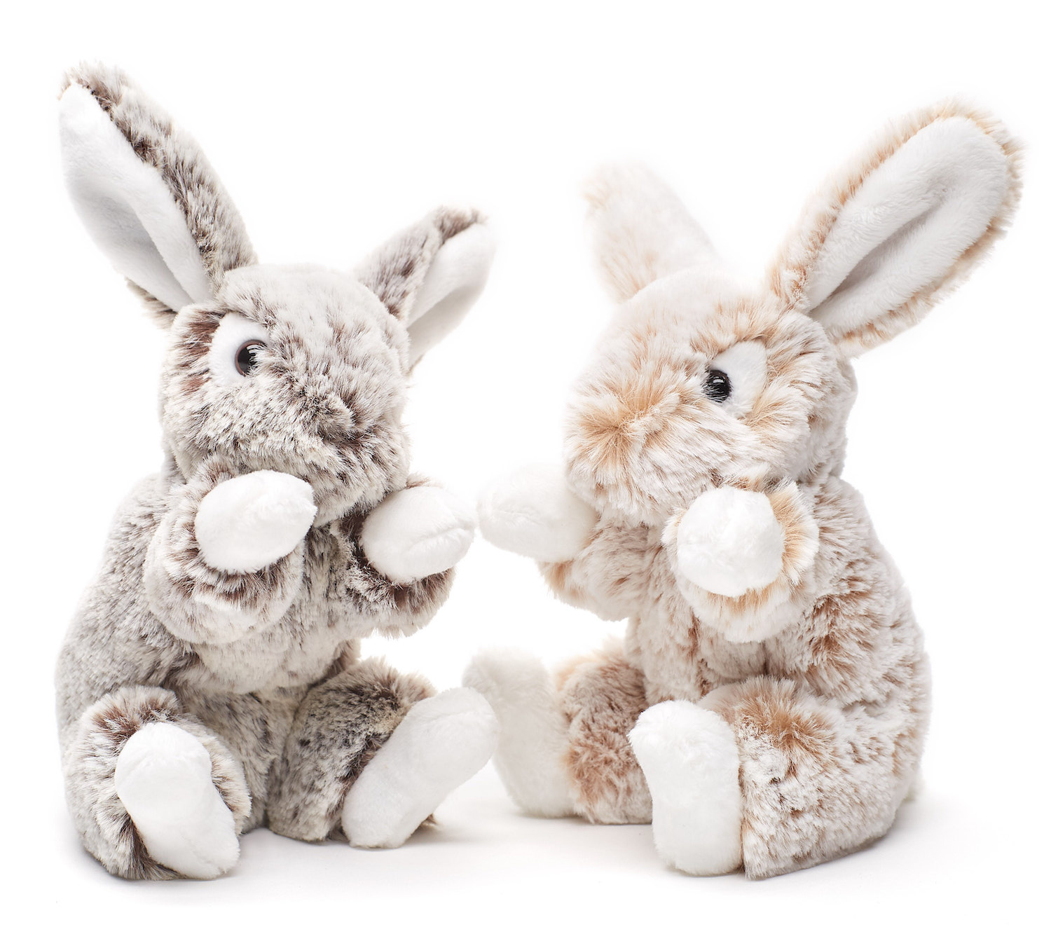  bunny with floppy ears (dark brown mottled), super soft - 22 cm (height) 