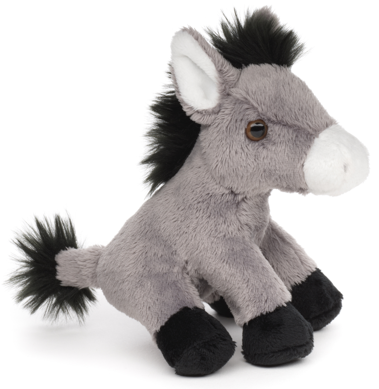 Esel Plushie, sitzend - 14 cm (Höhe)