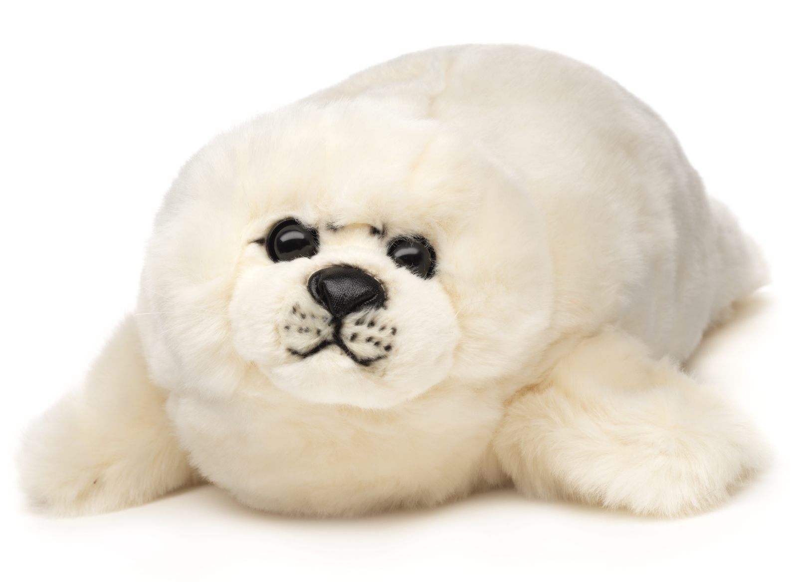 Seal White - 36 cm (length) - Plush Seal - Soft Toy, Cuddly Toy