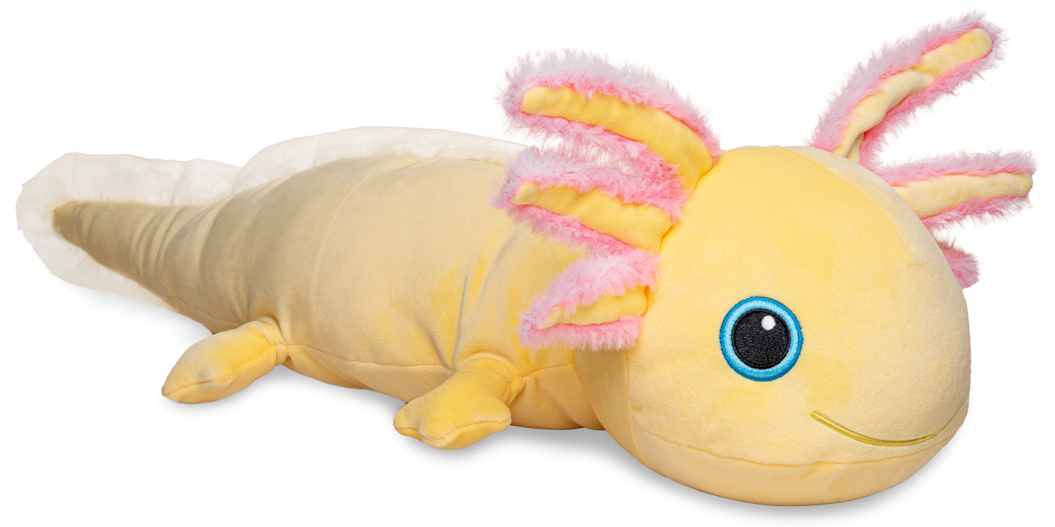 Plush cushion - Axolotl yellow