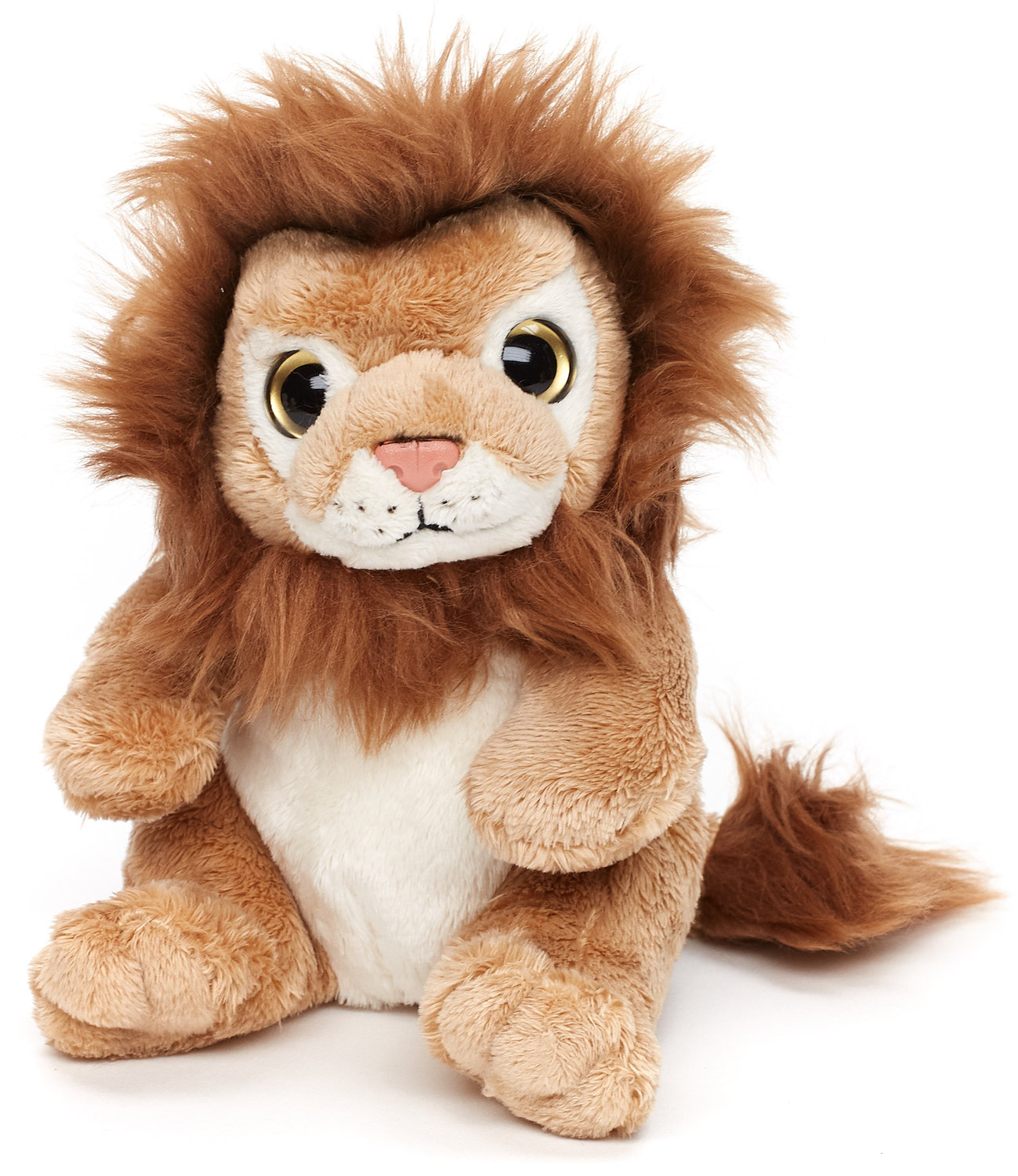 Lion Plushie- 17 cm (height) - Plush Wild Animal - Soft Toy, Cuddly Toy