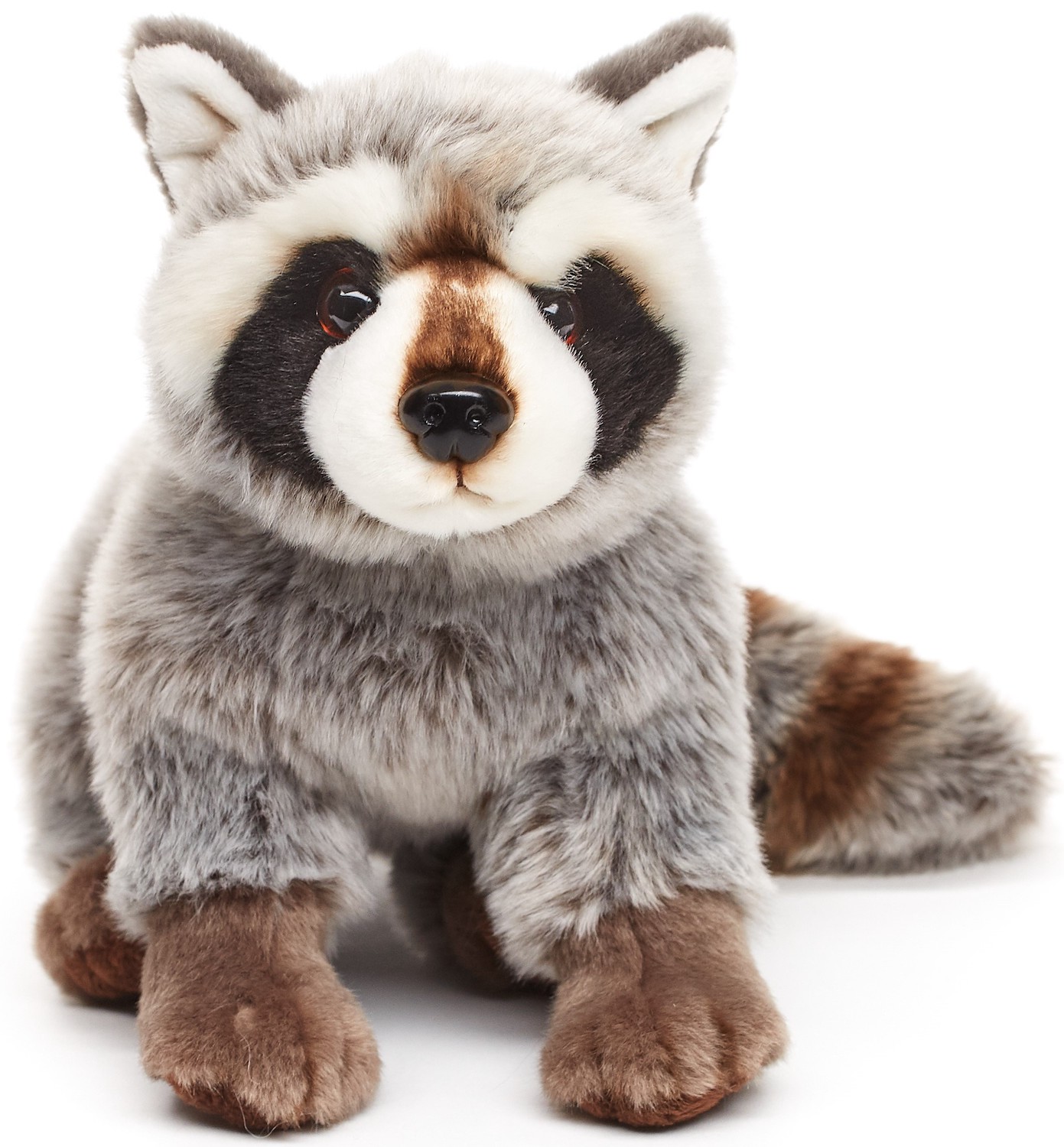 Racoon, sitting- 25 cm (length) 