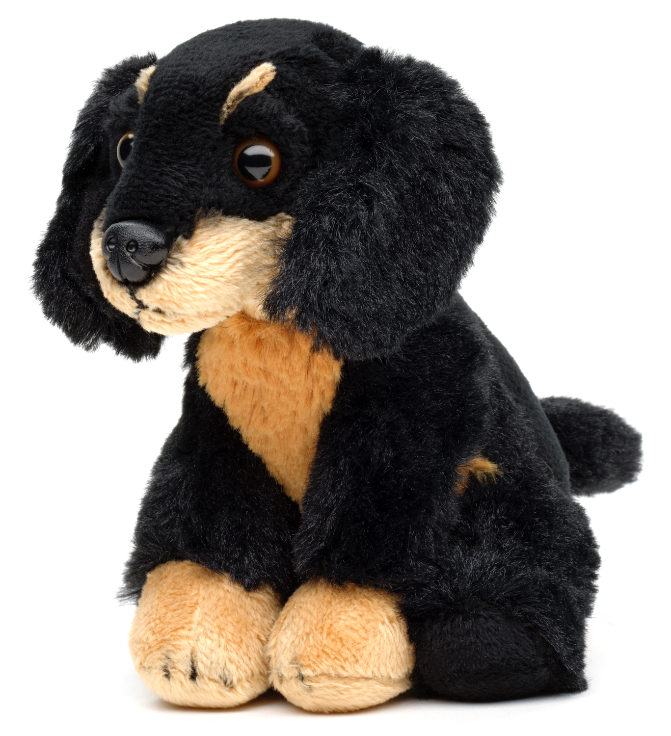 Dackel Plushie, sitzend - 13 cm (Höhe)