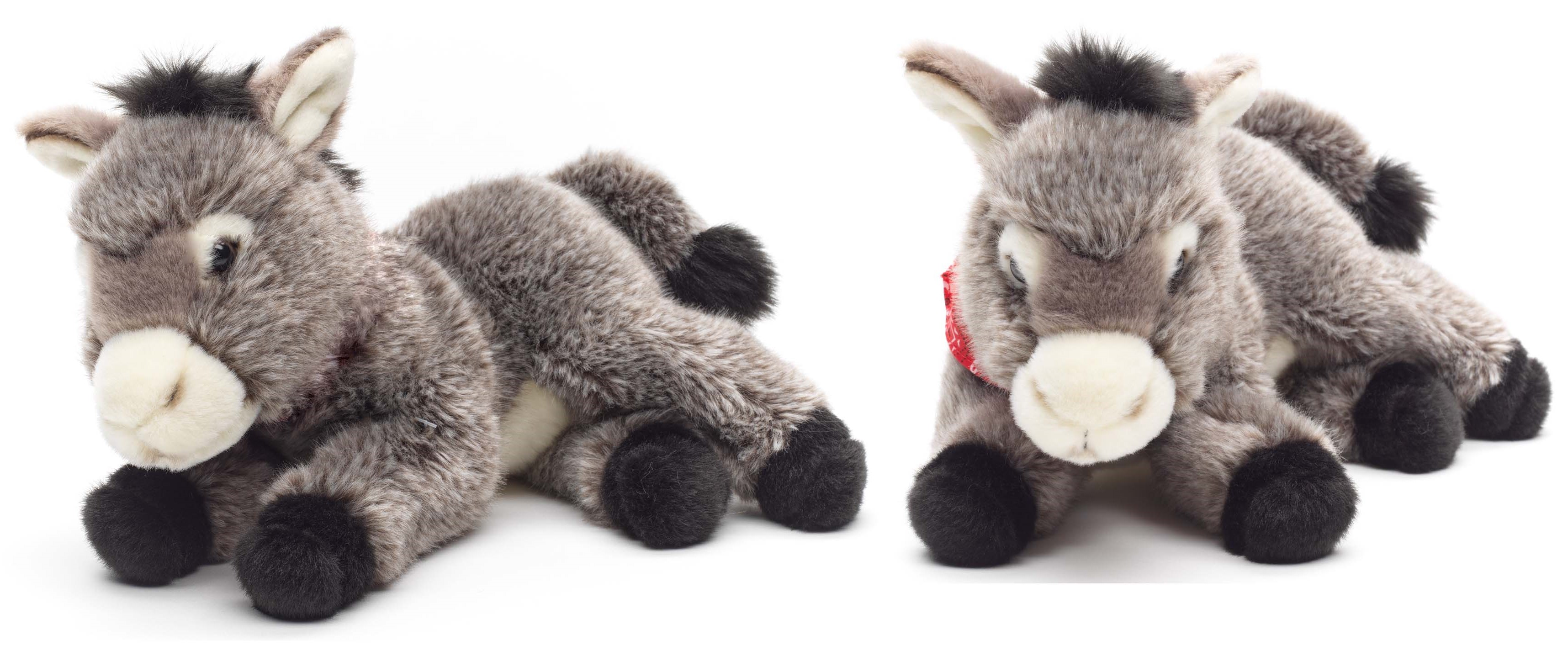 Donkey with OR without bandana, lying - 28 cm (length)