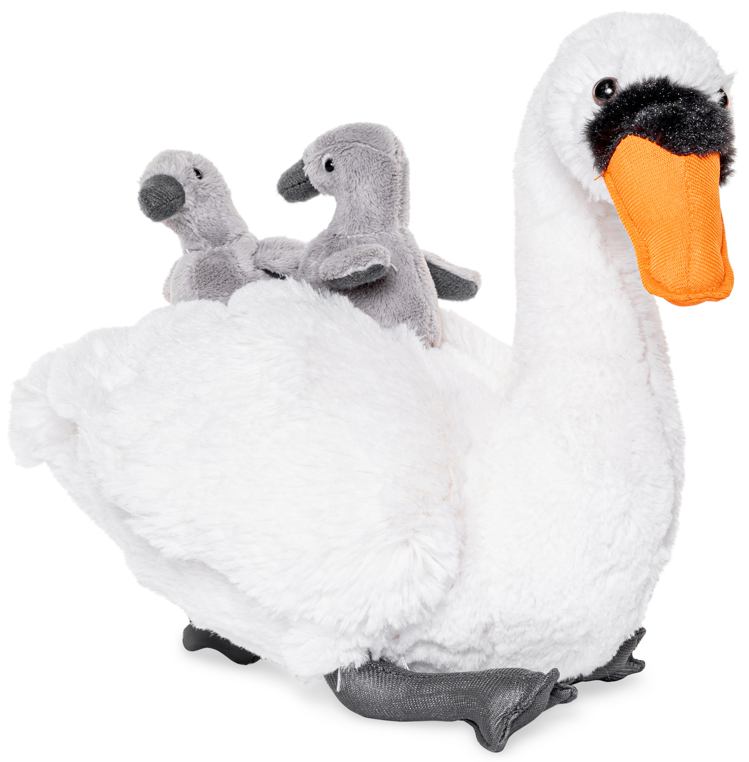 Schwan mit Babys - 24 cm (Höhe) 