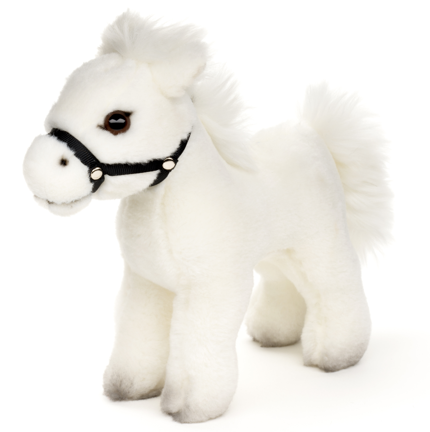 Pferd, stehend, weiß (ohne Sattel) - 23 cm (Länge)